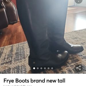 Brand new Frye black boots never worn size 7 women